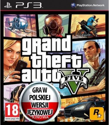 GTA 5 Grand Theft Auto V PL PS3