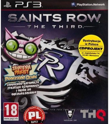 Saints Row The Third PS3 PL
