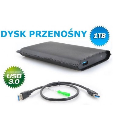 Dysk zewnętrzny 1TB 1000GB 2,5 USB 3.0 Nowy
