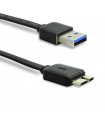 Czarny kabel USB 3.0 micro B Samsung S5 NOTE 3