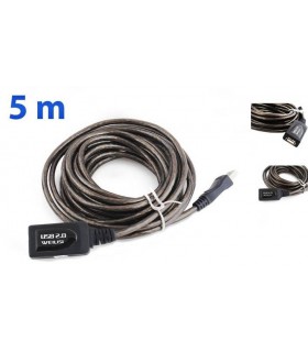 Przedłużacz portu USB 5m aktywny przedłużka kabla