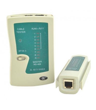 Tester Kabli Sieciowych RJ45 RJ11 Miernik Sieciowy Przewodów LAN