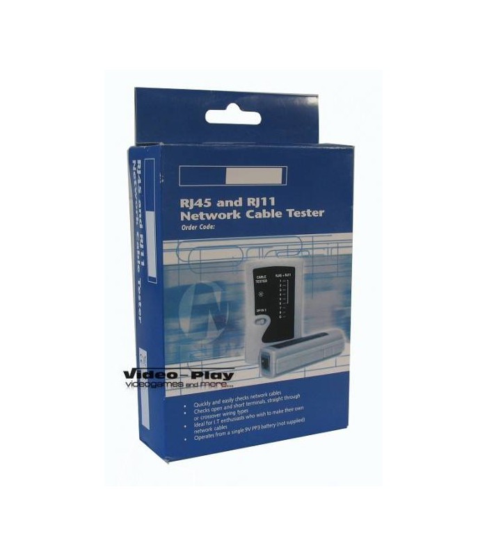 Tester Kabli Sieciowych RJ45 RJ11 Miernik Sieciowy Przewodów LAN