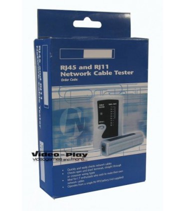 Tester Kabli Sieciowych RJ45 RJ11 Miernik Sieciowy Przewodów LAN