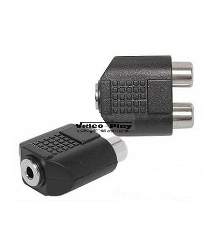 ADAPTER JACK 3.5 - 2X RCA CHINCH F/F