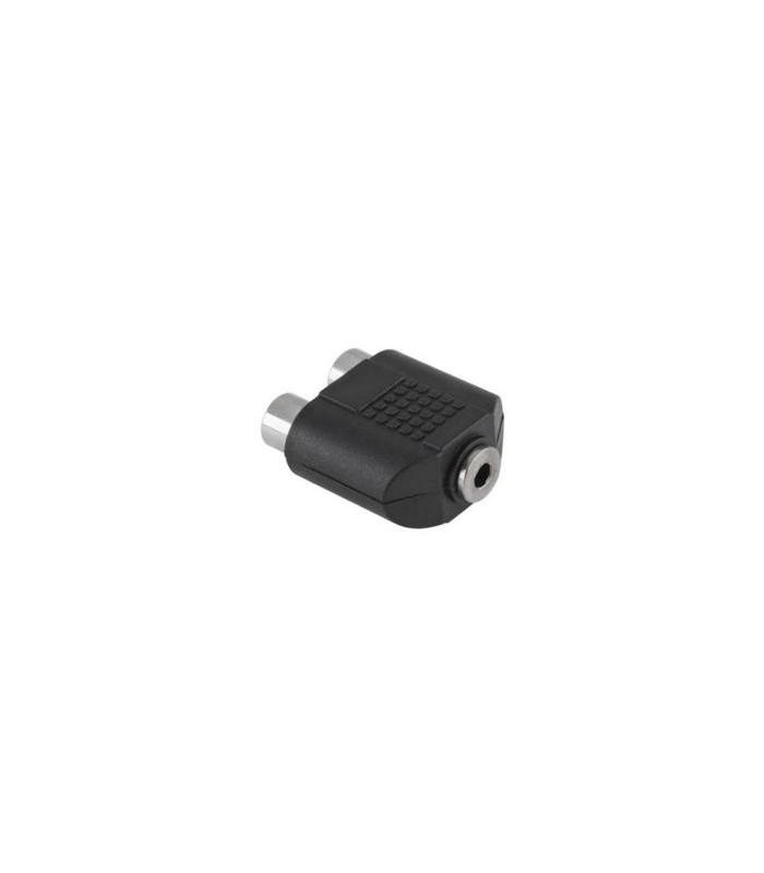 ADAPTER JACK 3.5 - 2X RCA CHINCH F/F