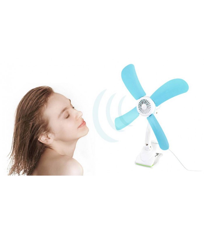 Wentylator łopatkowy z klips biurowy wiatrak 48cm