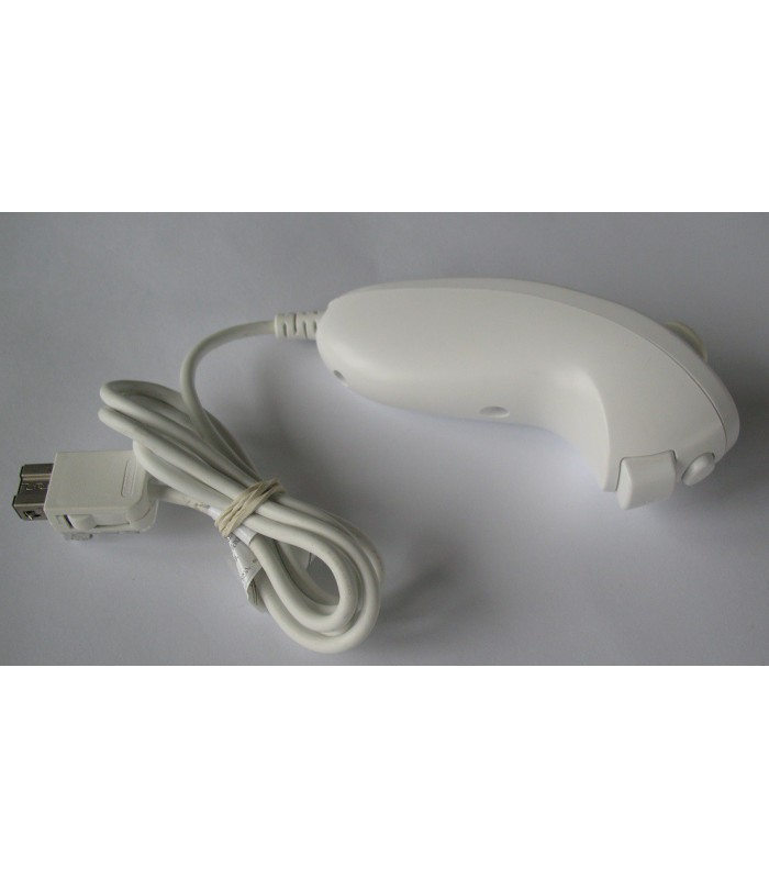 NUNCHUK Wii U Wii Oryginalny Nintendo biały Kontroler Oryginał