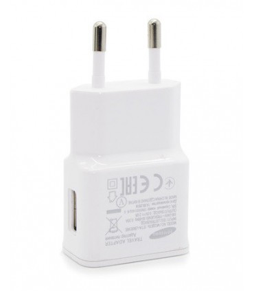 Ładowarka sieciowa Samsung ETA0U83EWE USB 1A Biała
