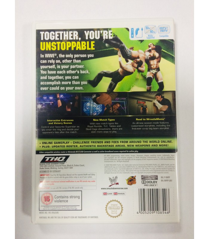 Smackdown vs Raw 2009 Nintendo Wii