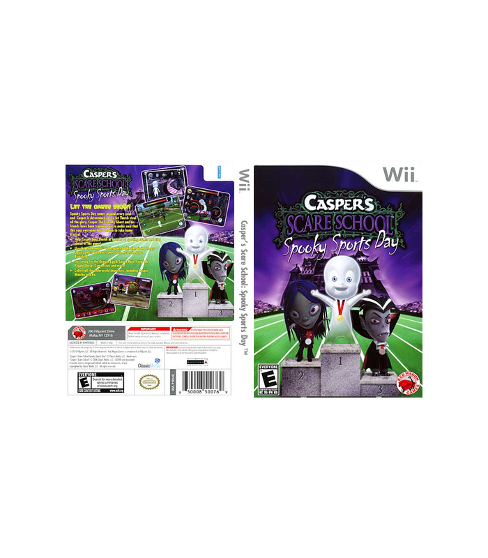 Caspers Scare School Spooky Sports Day Wii