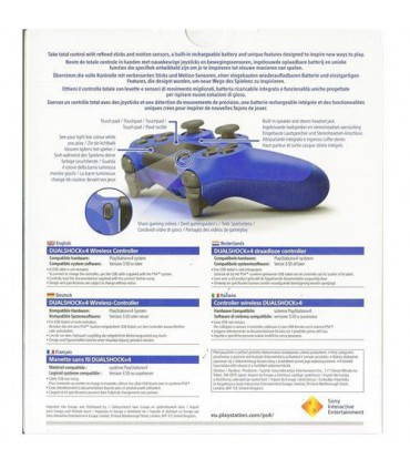 Oryginał Pad PS4 Dualshock V2 niebieski