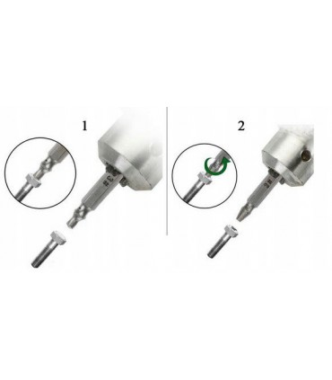 Zestaw Bitów wykrętaki do urwanych śrub 4szt.