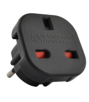 Adapter sieciowy 230V UK na EU Gniazdo Anglia - Wtyczka Europa