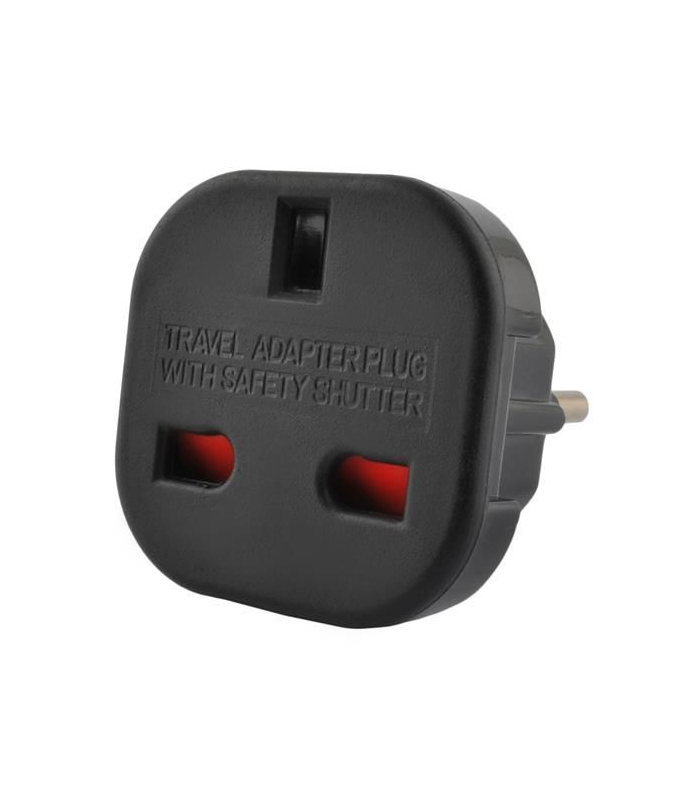 Adapter sieciowy 230V UK na EU Gniazdo Anglia - Wtyczka Europa