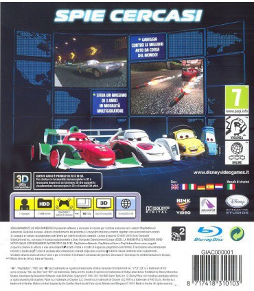 Auta 2 Disney Pixar Cars 2 PL po polsku PS3