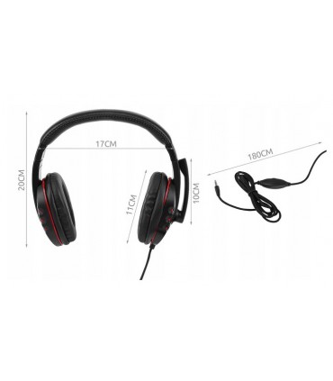 Headset słuchawki z mikrofonem dla Graczy PC PS4