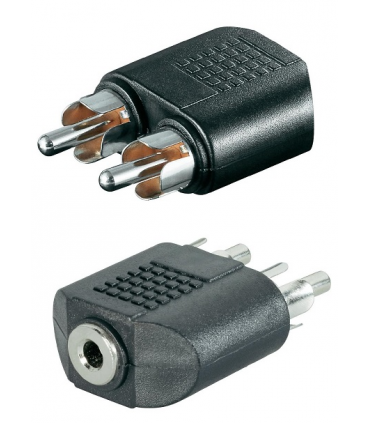 3FM Adapter jack 3.5 - 2x RCA CHINCH F/M