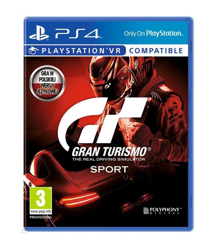 Gran Turismo Sport PL VR PS4 Premierowe wydanie NOWA