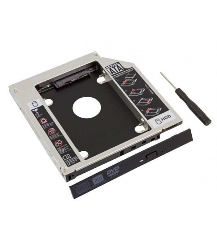 Kieszeń 12,7mm na dysk SSD HDD 2,5 SATA