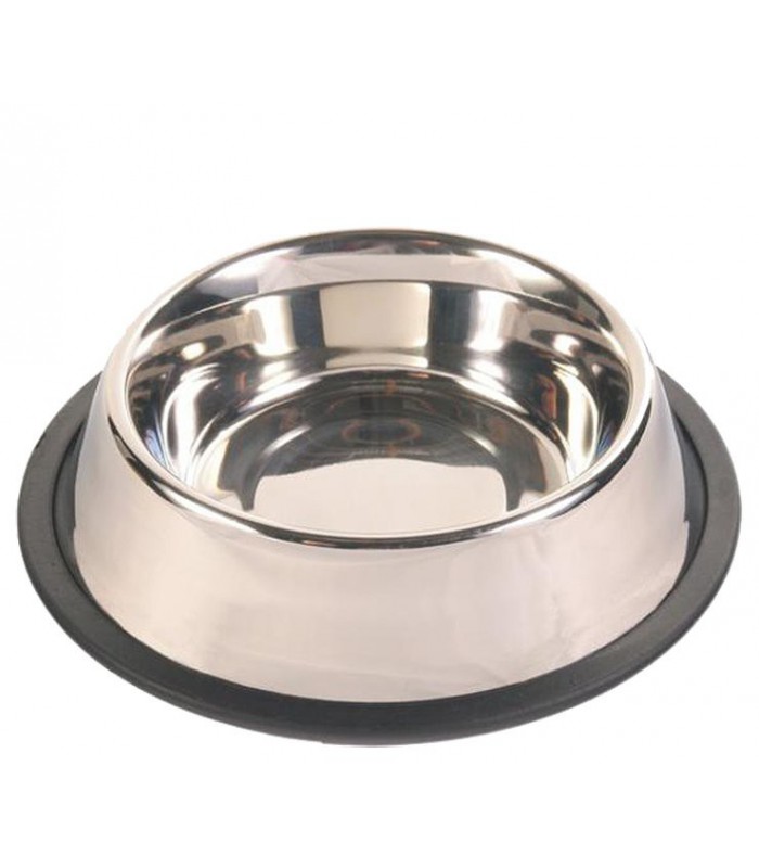 Miska metalowa na gumie psa kota 0.45L Barry King