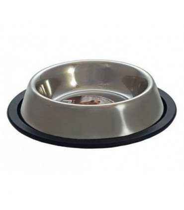 Miska metalowa na gumie psa kota 0.45L Barry King