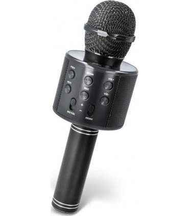 Mikrofon karaoke z głośnikiem Bluetooth 4.0 czarny