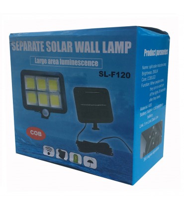 Lampa solarna 100 LED czujnik ruchu zmierzchu