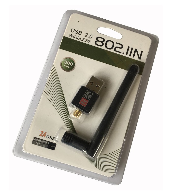 Karta sieciowa WiFi adapter USB 300 Mbps Antena