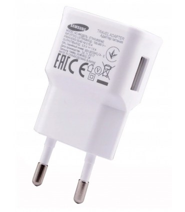 Ładowarka sieciowa Samsung ETA0U83EWE USB 1A Biała