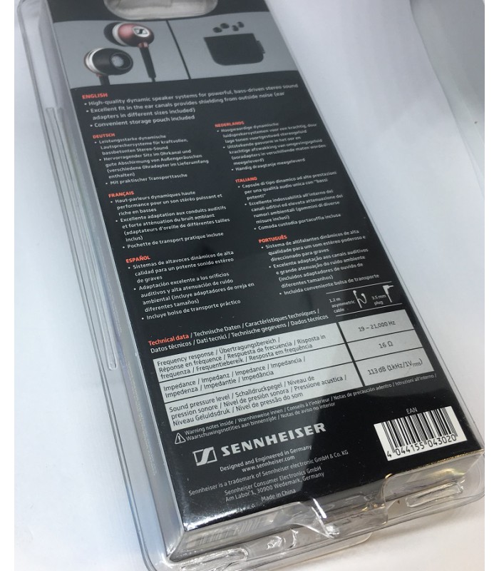 Oryginał Słuchawki Sennheiser CX 300-II PRECISION