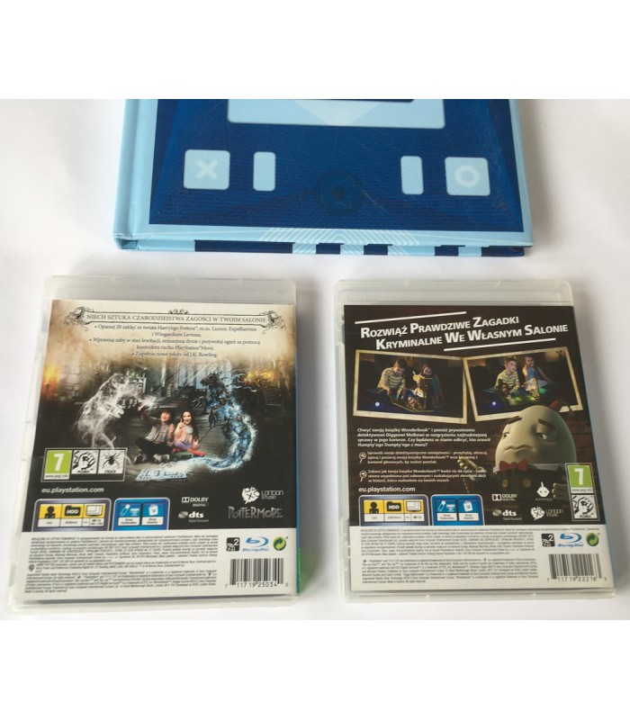 Wonderbook + 2 gry Księga Czarów Detektyw Diggs PL