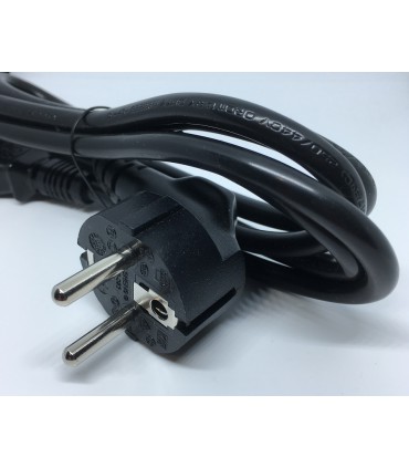 Kabel zasilający ATX 3 Pin PC Konsola TV UPS 1,5m * Solidny przewód