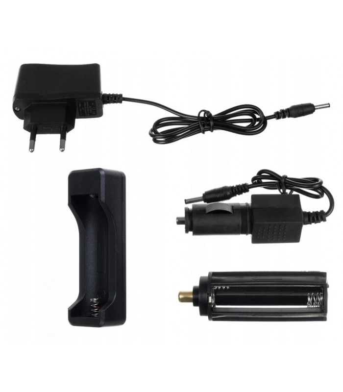 Latarka XML-06 Taktyczna Creed + 2 ładowarki Etui