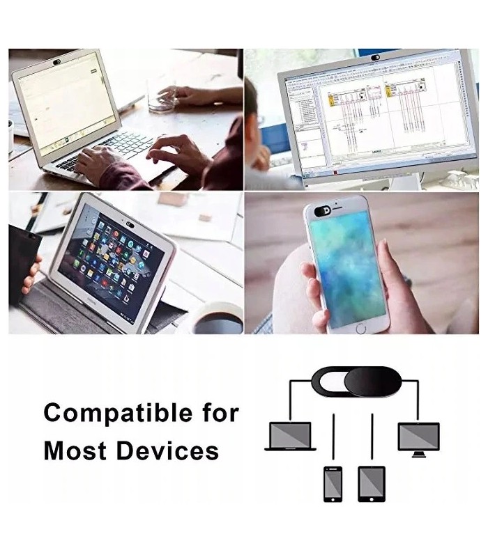 Zaślepka kamery kamerki laptop telefon 3 szt.