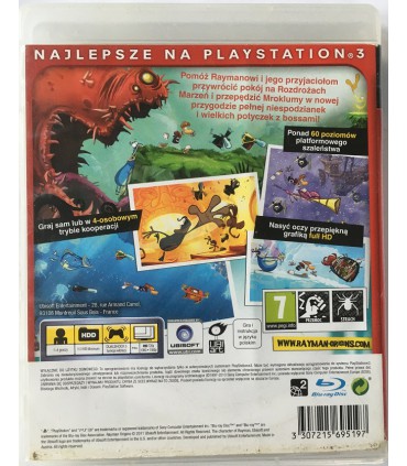 Rayman Origins PL po polsku PS3