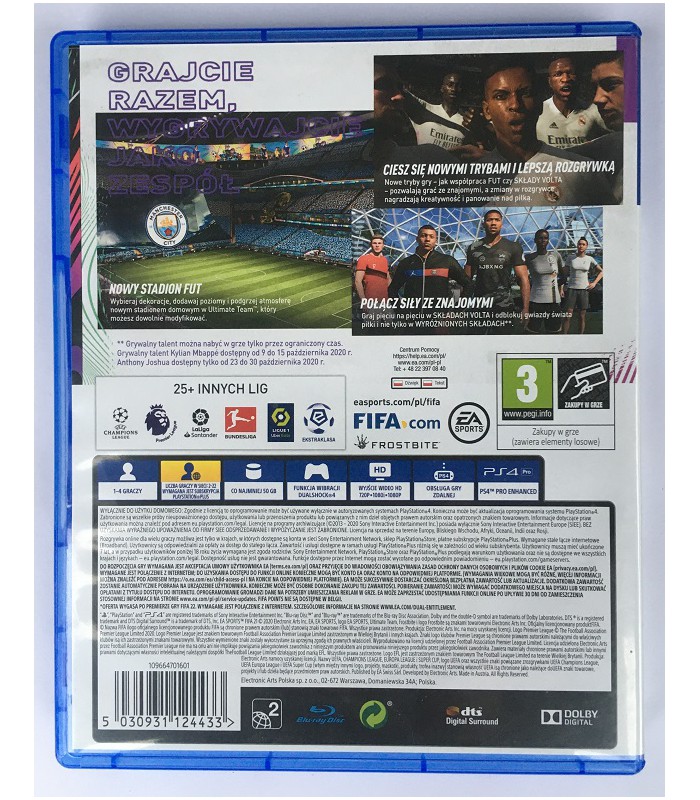 FIFA 21 PL po polsku PS4