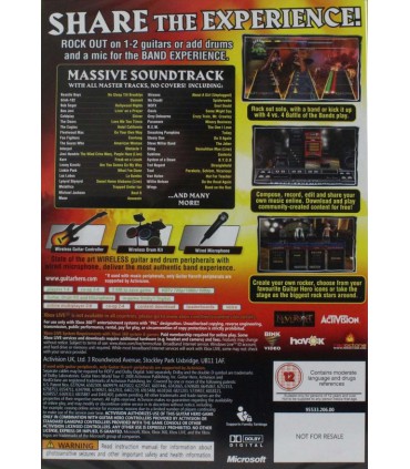 Guitar Hero World Tour Xbox 360