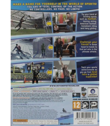 MotionSports Play for Real Kinect Xbox 360