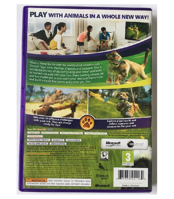 Kinectimals PL Xbox 360 Kinect