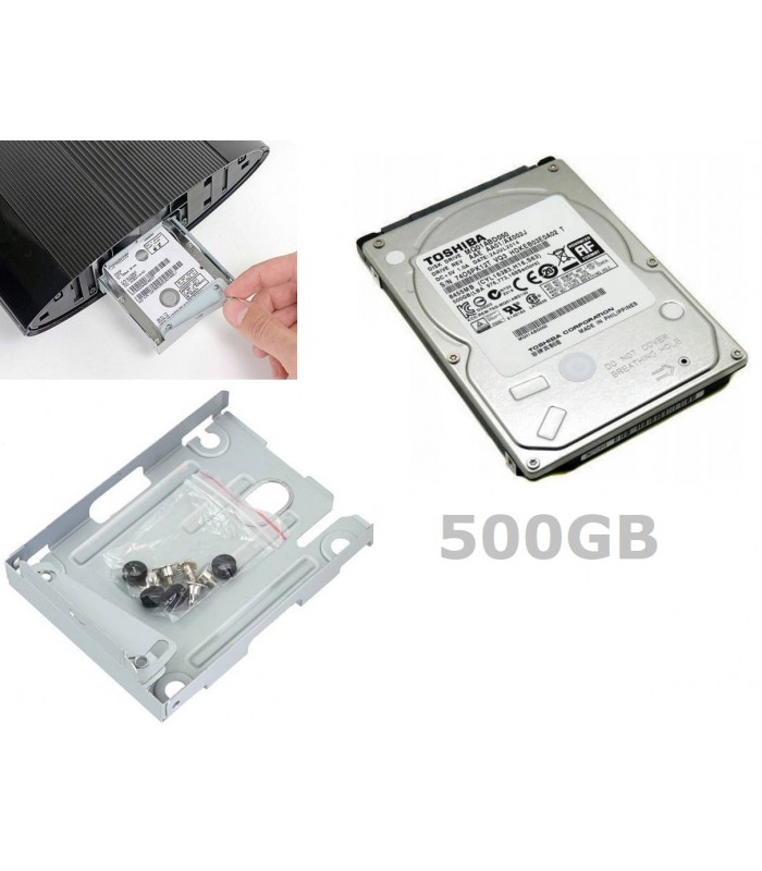 Nowy Dysk 500GB + Kieszeń do PS3 Super Slim