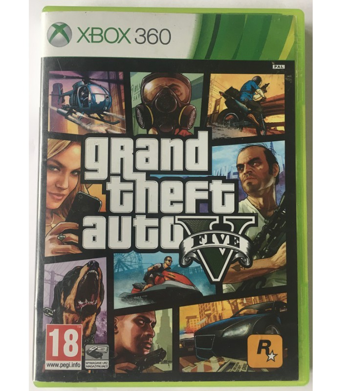 GTA 5 V Grand Theft Auto gra XBOX 360 PL