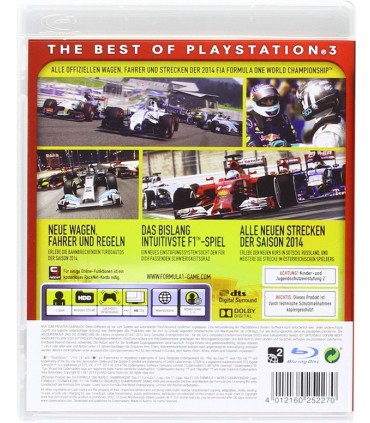 F1 2014 Formula 1 Szybki Bolid PS3
