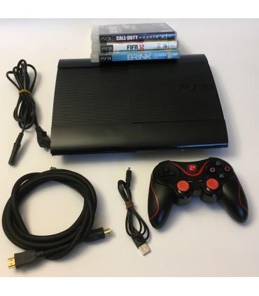 Konsola PS3 Super Slim 500GB + 3 gry