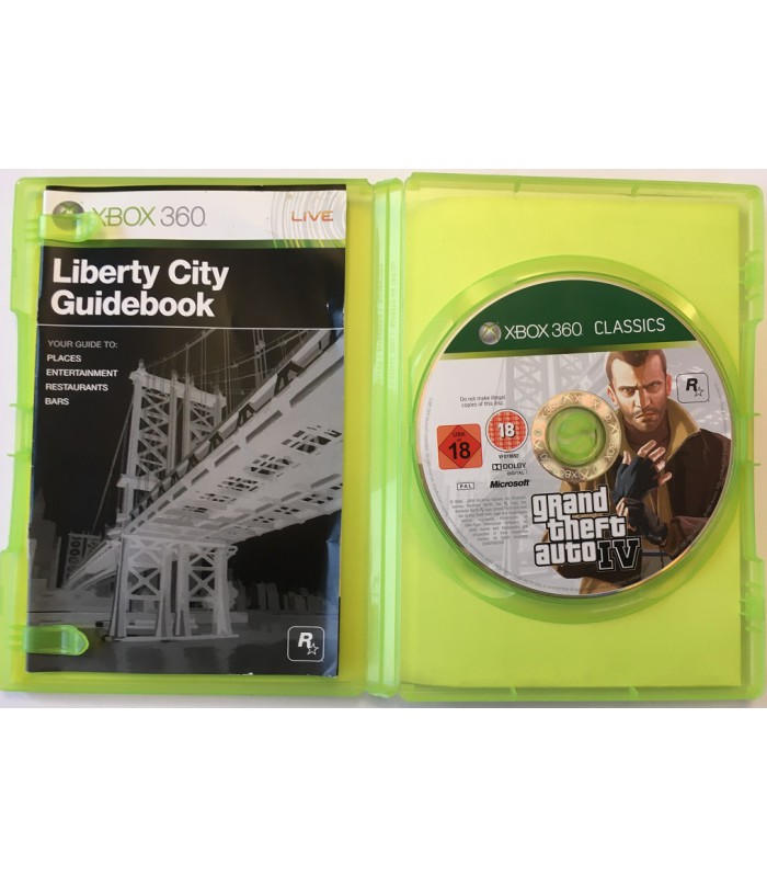 GTA 4 IV Grand Theft Auto Xbox 360