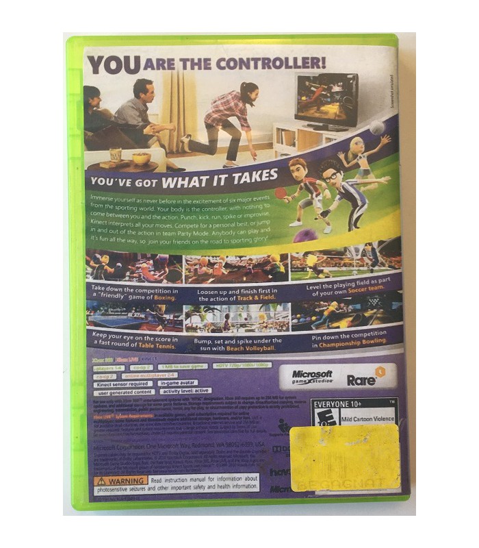 Kinect Sports Xbox 360 PL