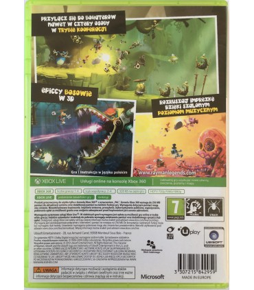 Rayman Legends Xbox 360 XOne PL