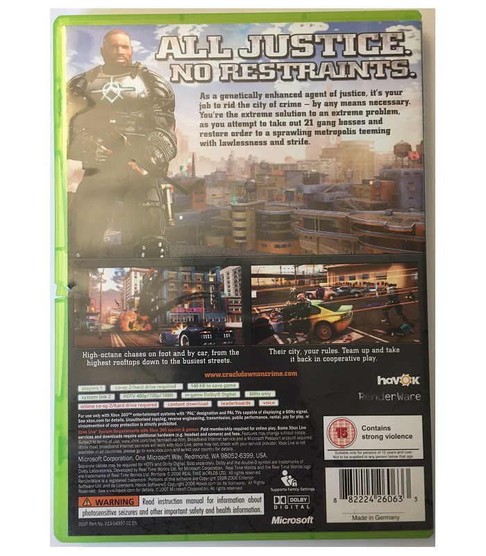 Crackdown Xbox 360 PL