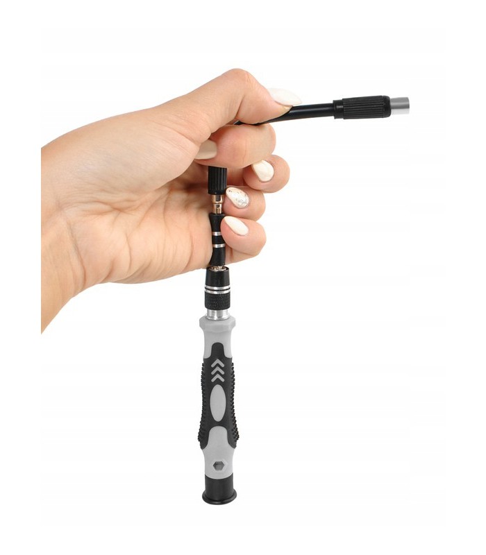 Zestaw narzędzi precyzyjnych śrubokręty Imbus Torx 110el kostki otwieraki