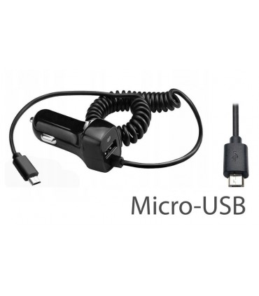 Szybka Ładowarka samochodowa 3A USB + micro USB 